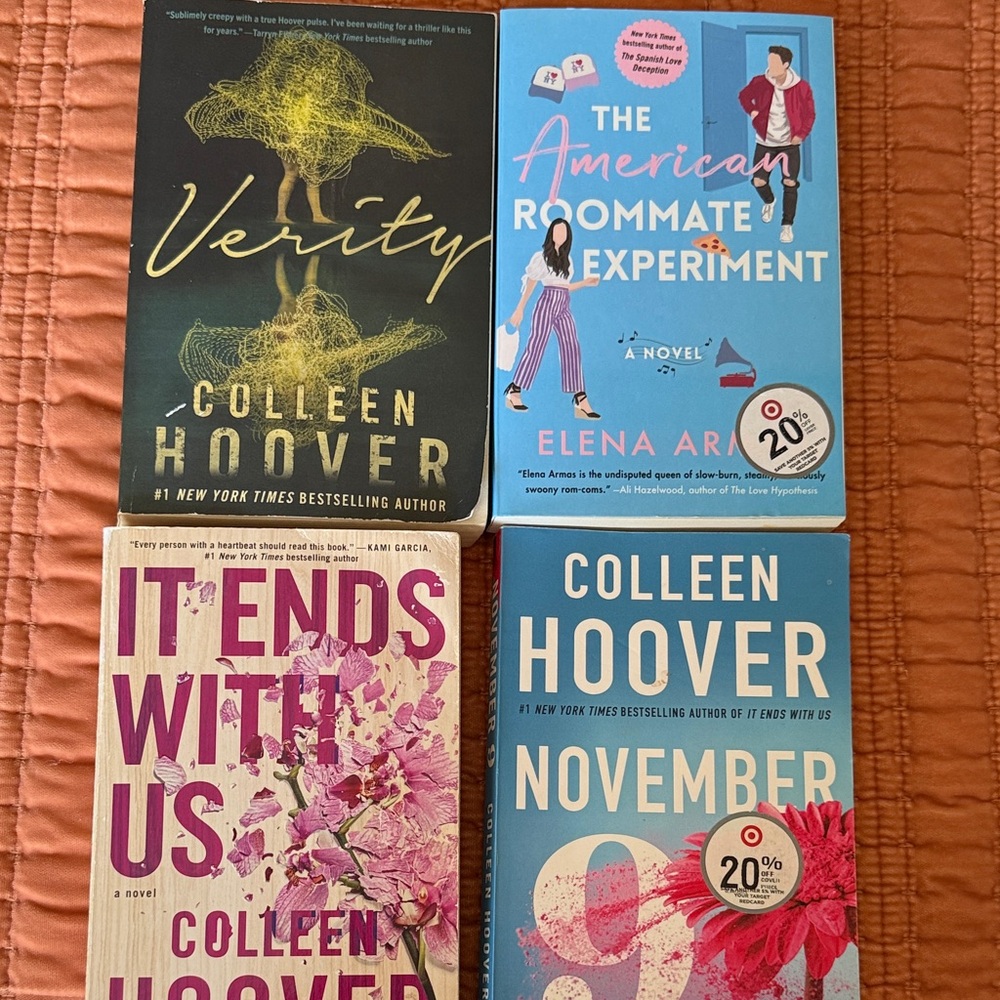 Colleen Hoover and Elena Armas Book Set